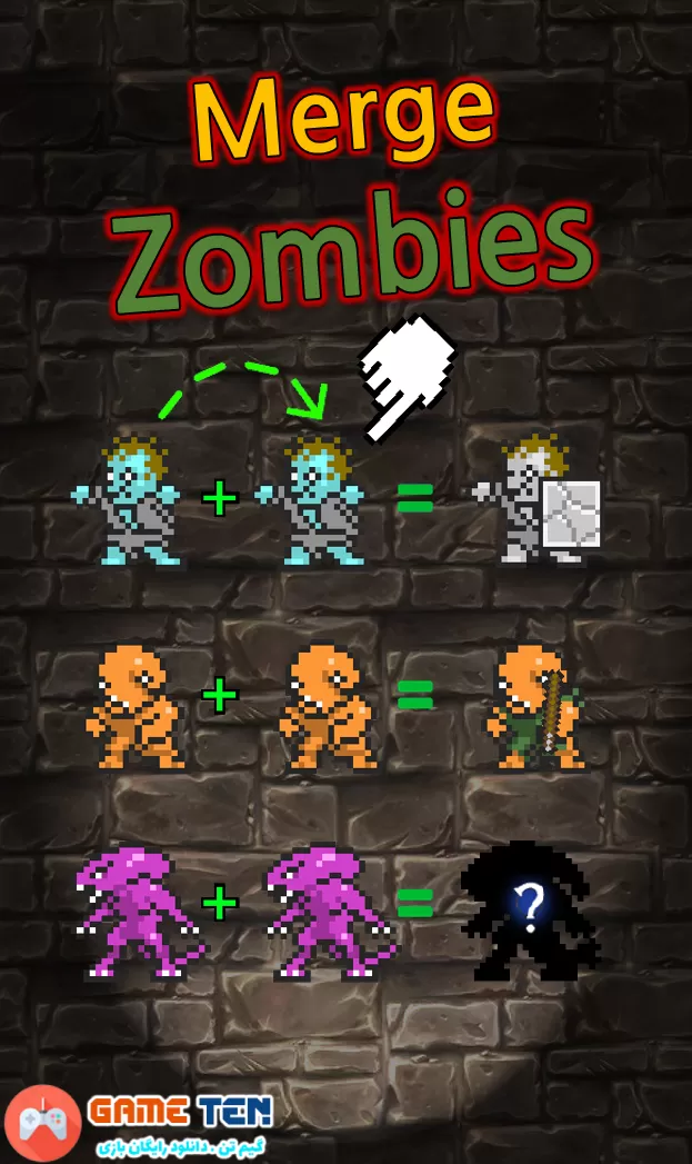دانلود Grow Zombie VIP Merge Zombies 36.6.6 - بازی ترکیب زامبی ها اندروید + مود